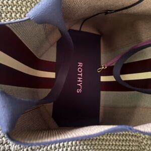 Rothy's Stylish Blue and Tan Tote